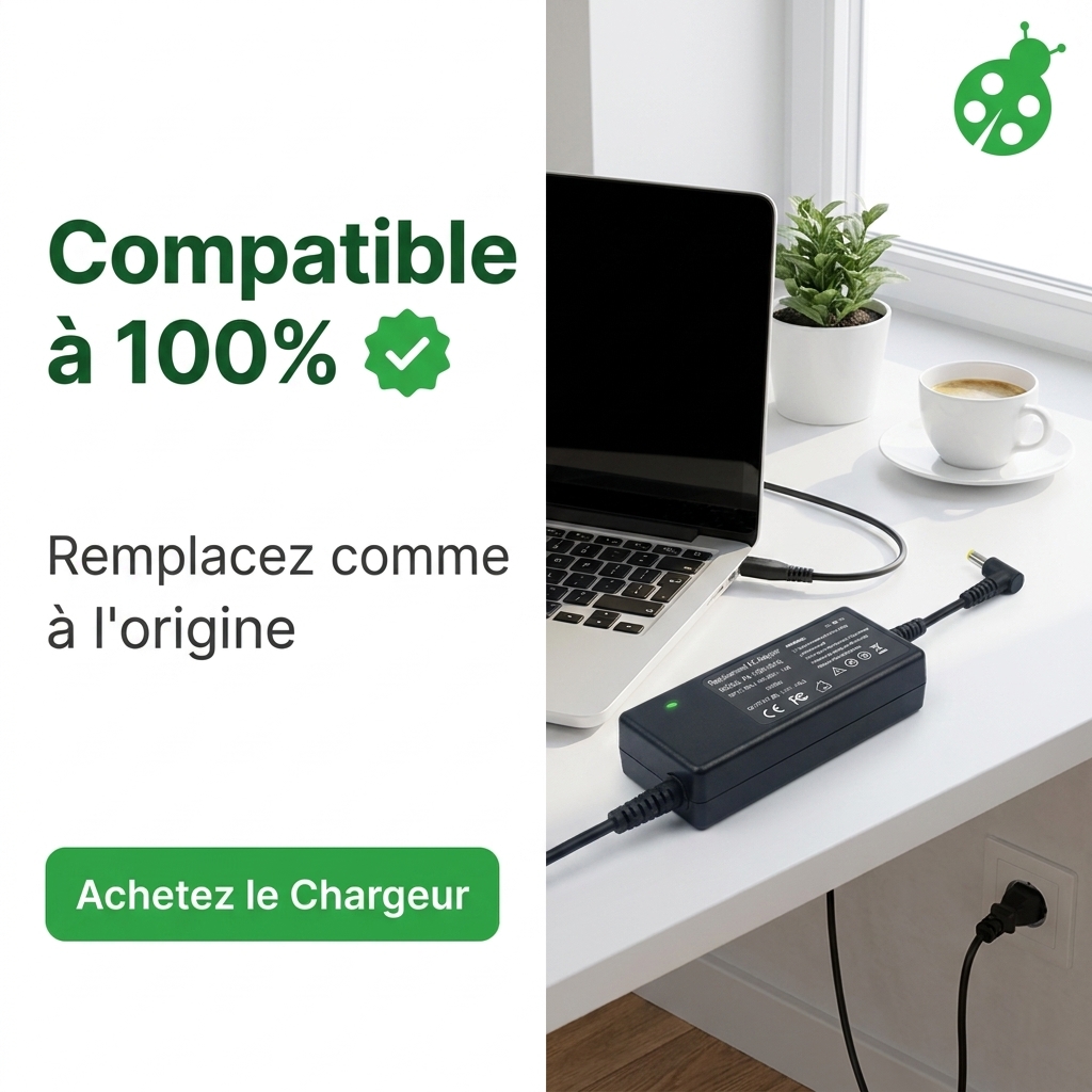 Chargeur ordinateur portable hp  15s fq0075nf