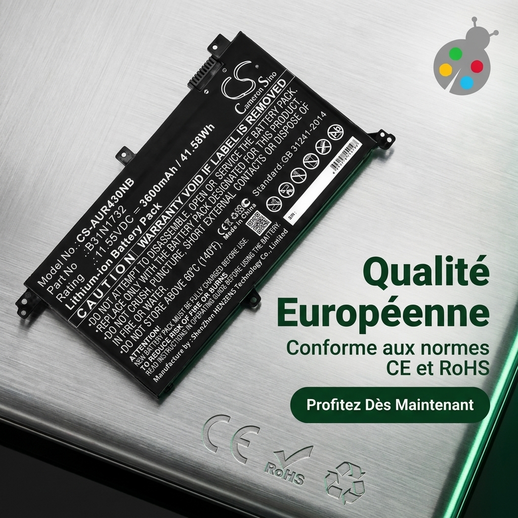 Batterie ordinateur portable asus fx571lh