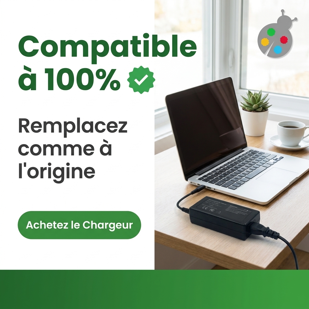 Chargeur ordinateur portable asus vivobook r415ja ek143t