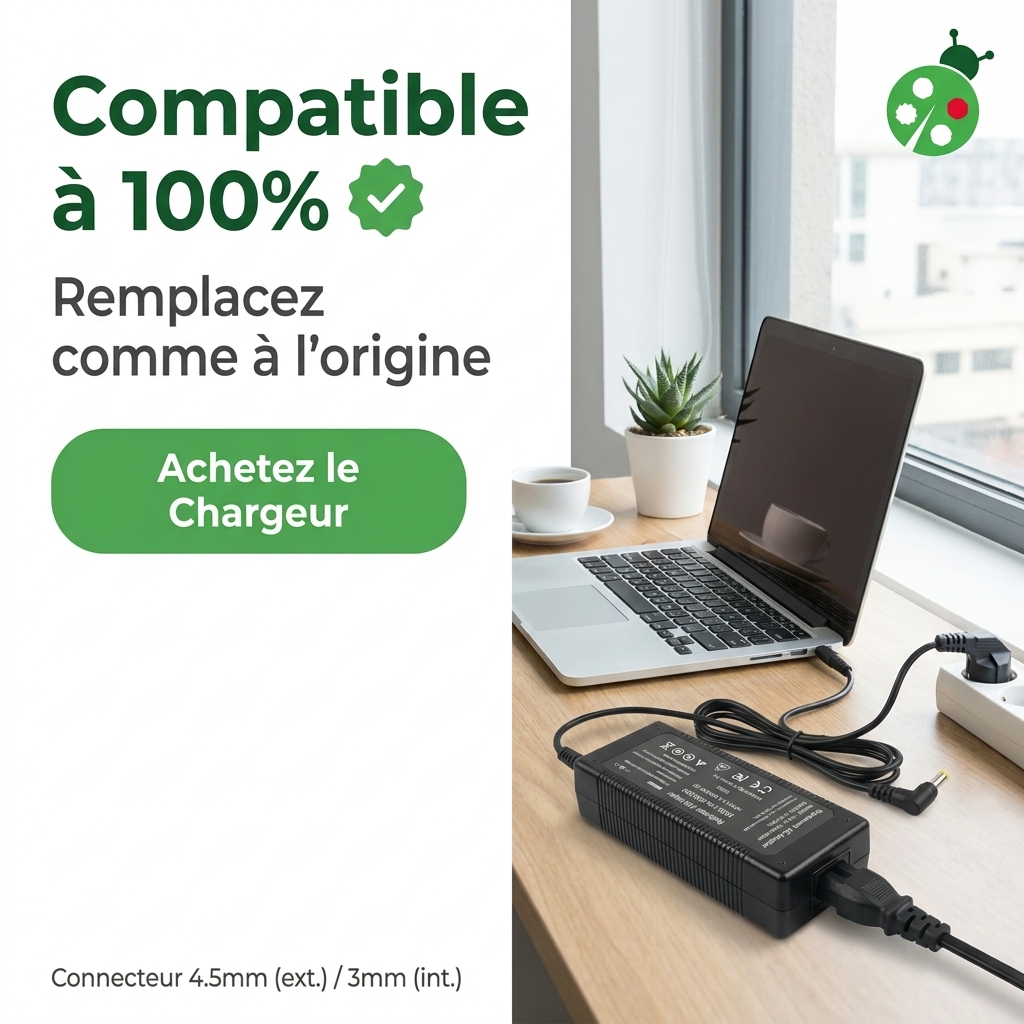 Chargeur ordinateur portable asus vivobook 17 r1700qa bx113w