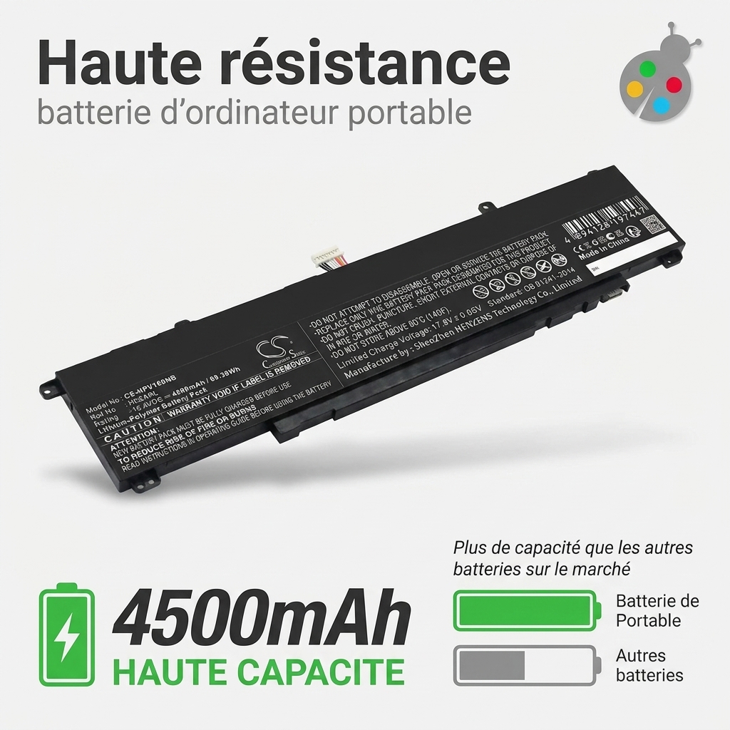 Batterie ordinateur portable hp omen 16 c0008ni