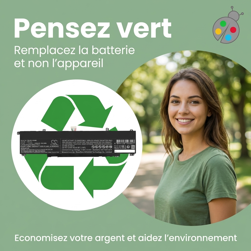 Batterie ordinateur portable hp omen 16 c0008ni