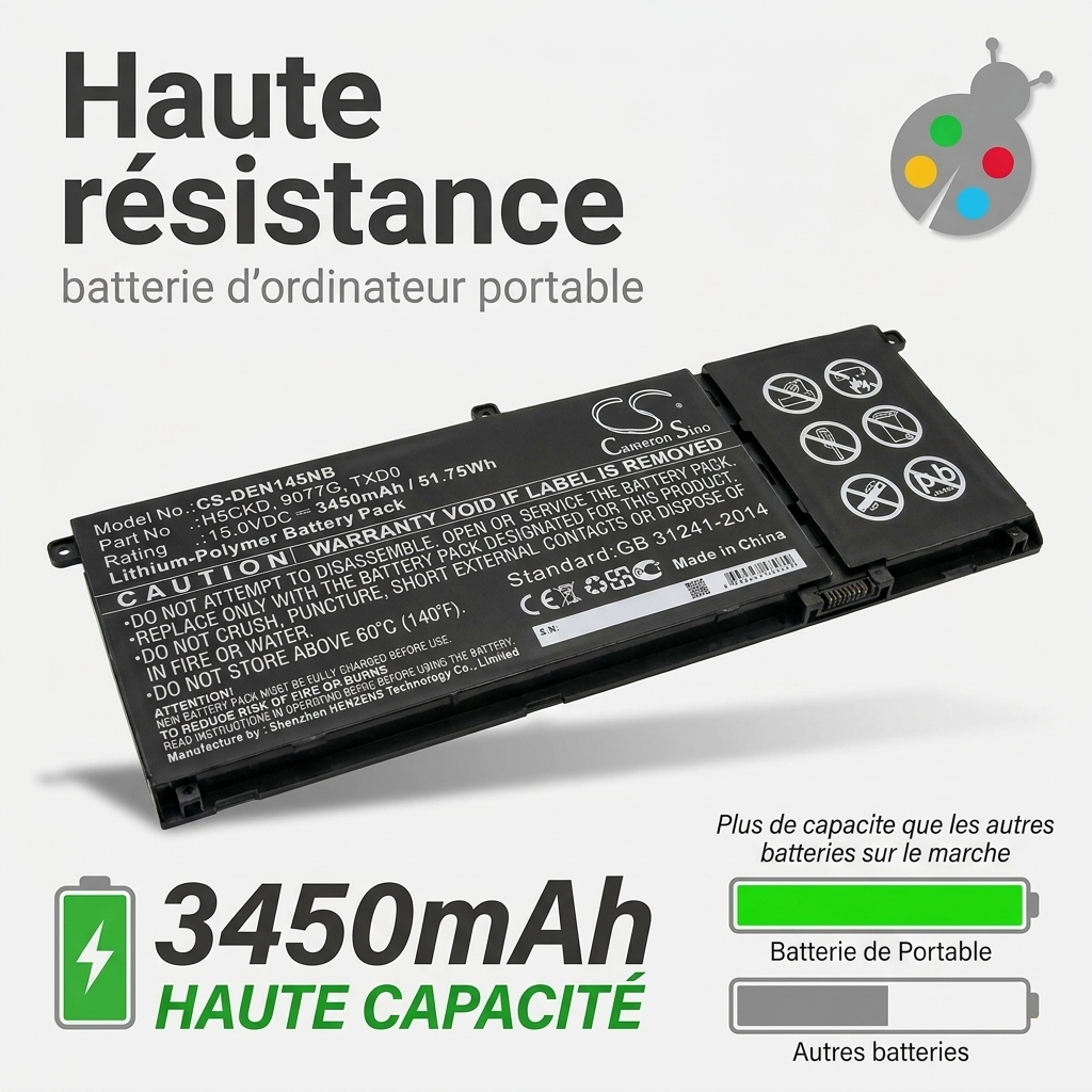 Batterie dell inspiron 13 7306 2 in 1