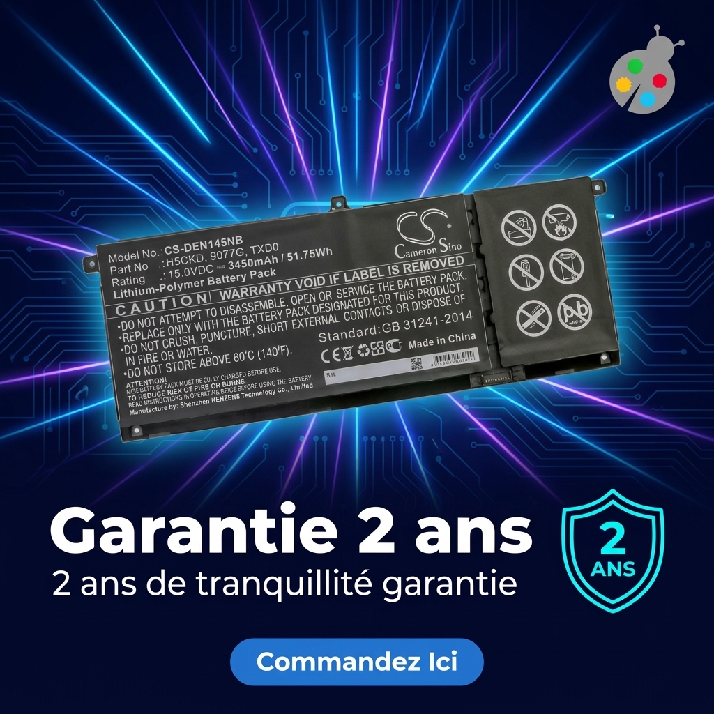 Batterie ordinateur portable dell inspiron p102f