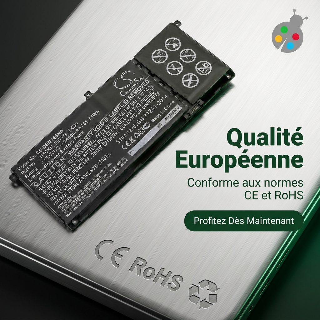 Batterie ordinateur portable dell inspiron p102f