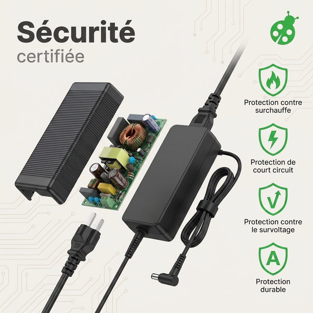 Chargeur ordinateur portable msi modern 14 b10mw 264xpl