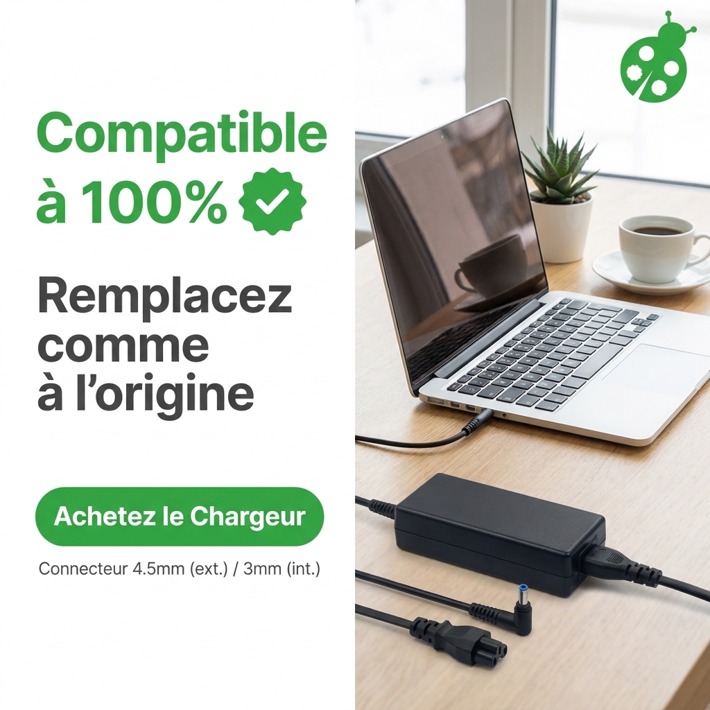 Chargeur ordinateur portable msi gf63 thin 11ud 678be