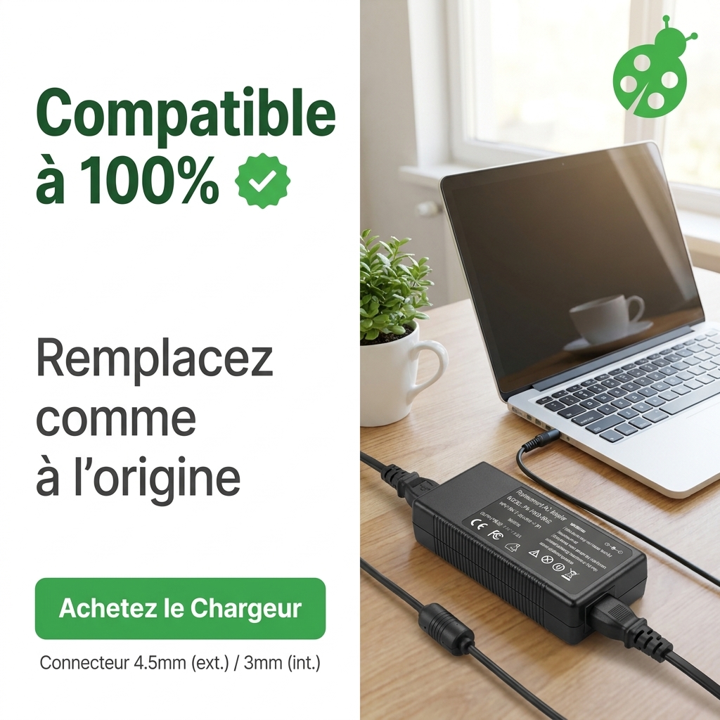 Chargeur ordinateur portable msi katana 17 b12vek 081de