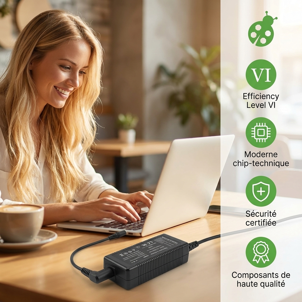 Chargeur ordinateur portable hp  pavilion power 15 cb024nf