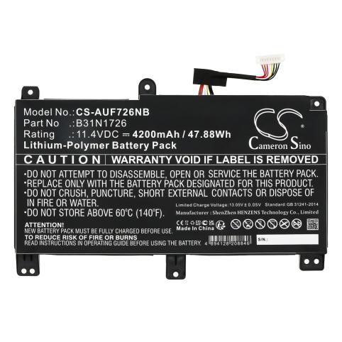 Batterie ordinateur portable asus tuf gaming a17 tuf766ii au098t