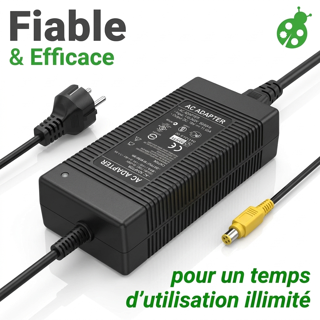 Chargeur ordinateur portable toshiba qosmio x770 107