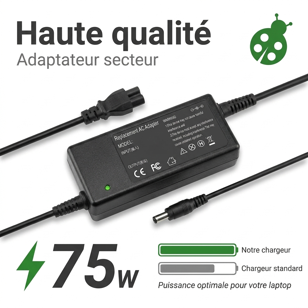 Chargeur ordinateur portable toshiba tecra a11 14j