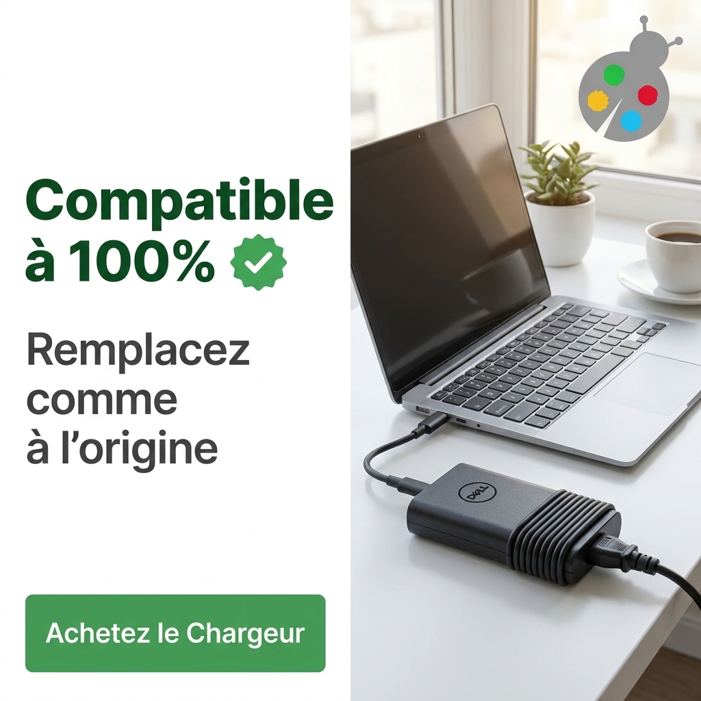 Chargeur ordinateur portable dell xps 17 9720