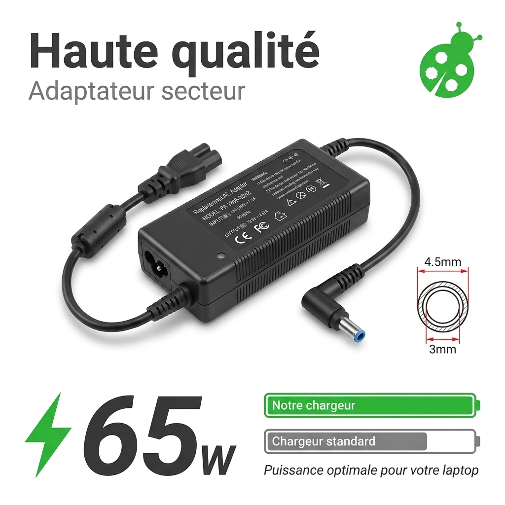 Chargeur ordinateur portable hp  probook 430 g2