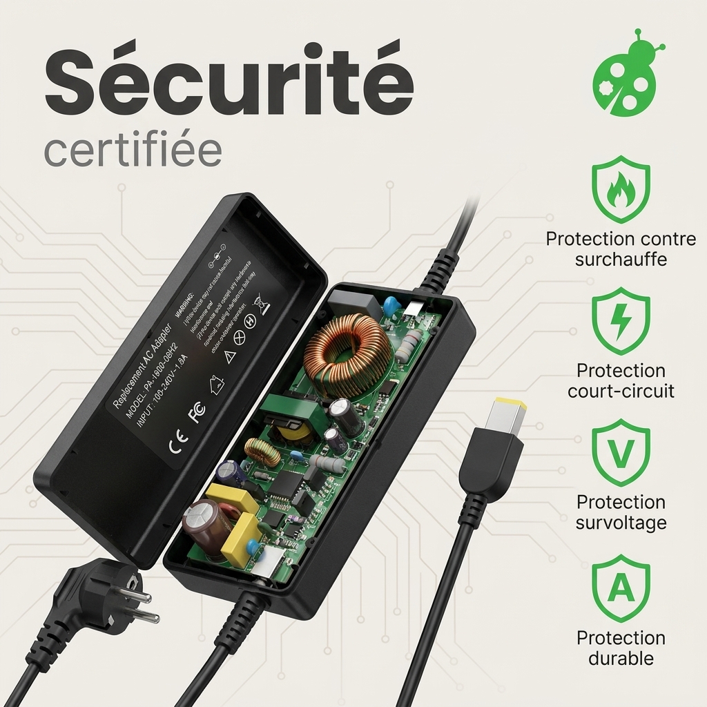 Chargeur ordinateur portable lenovo thinkpad e570