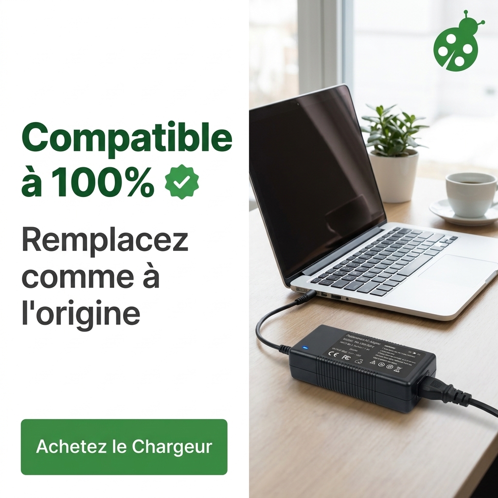 Chargeur ordinateur portable dell dc15250