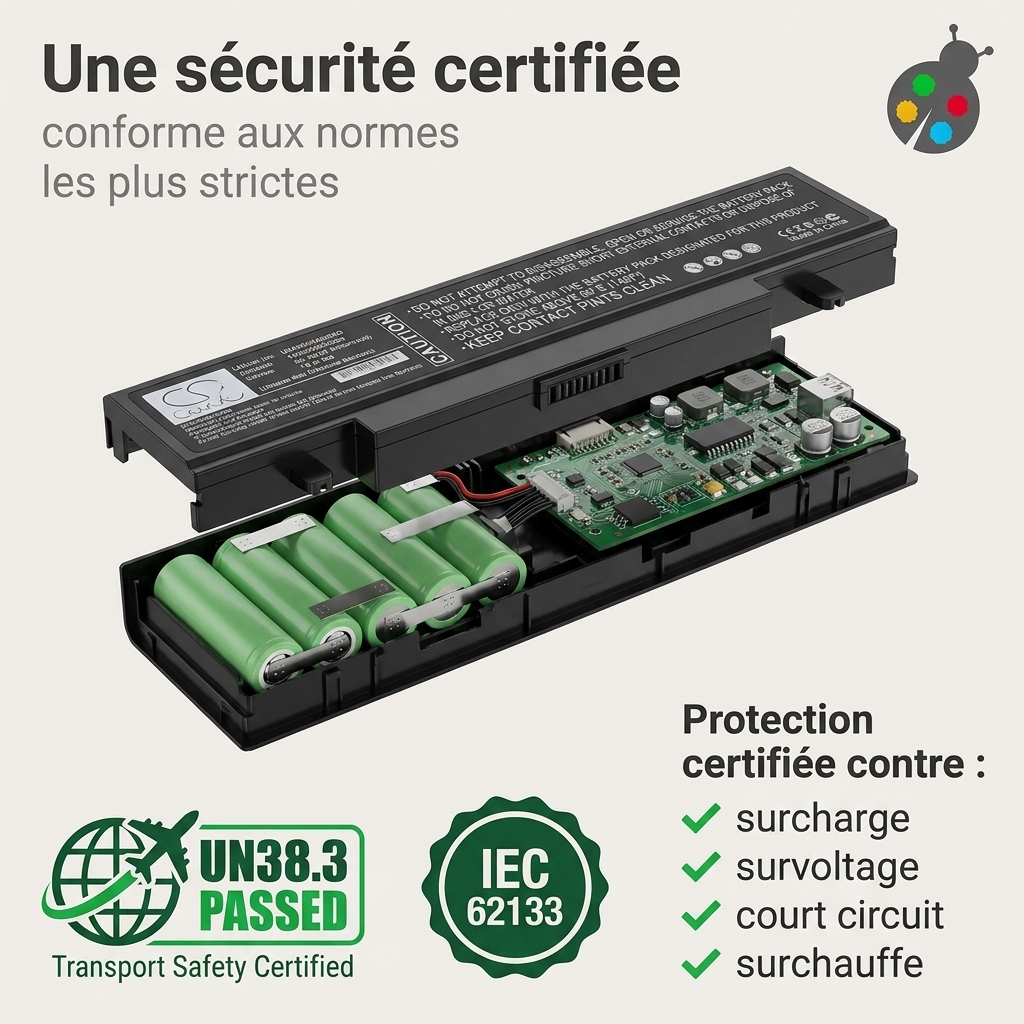 Batterie ordinateur portable samsung q520
