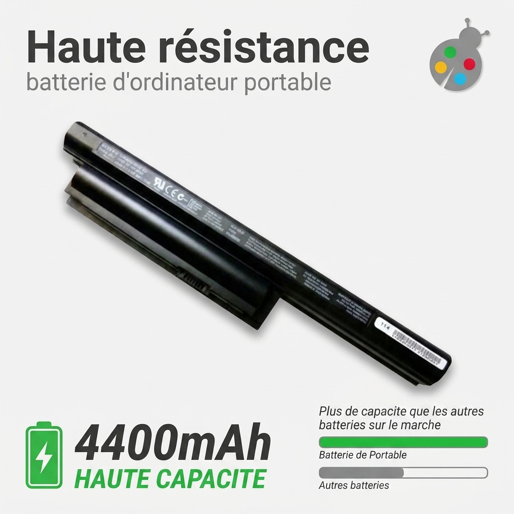 Batterie ordinateur portable sony vaio vpc ej3b1e