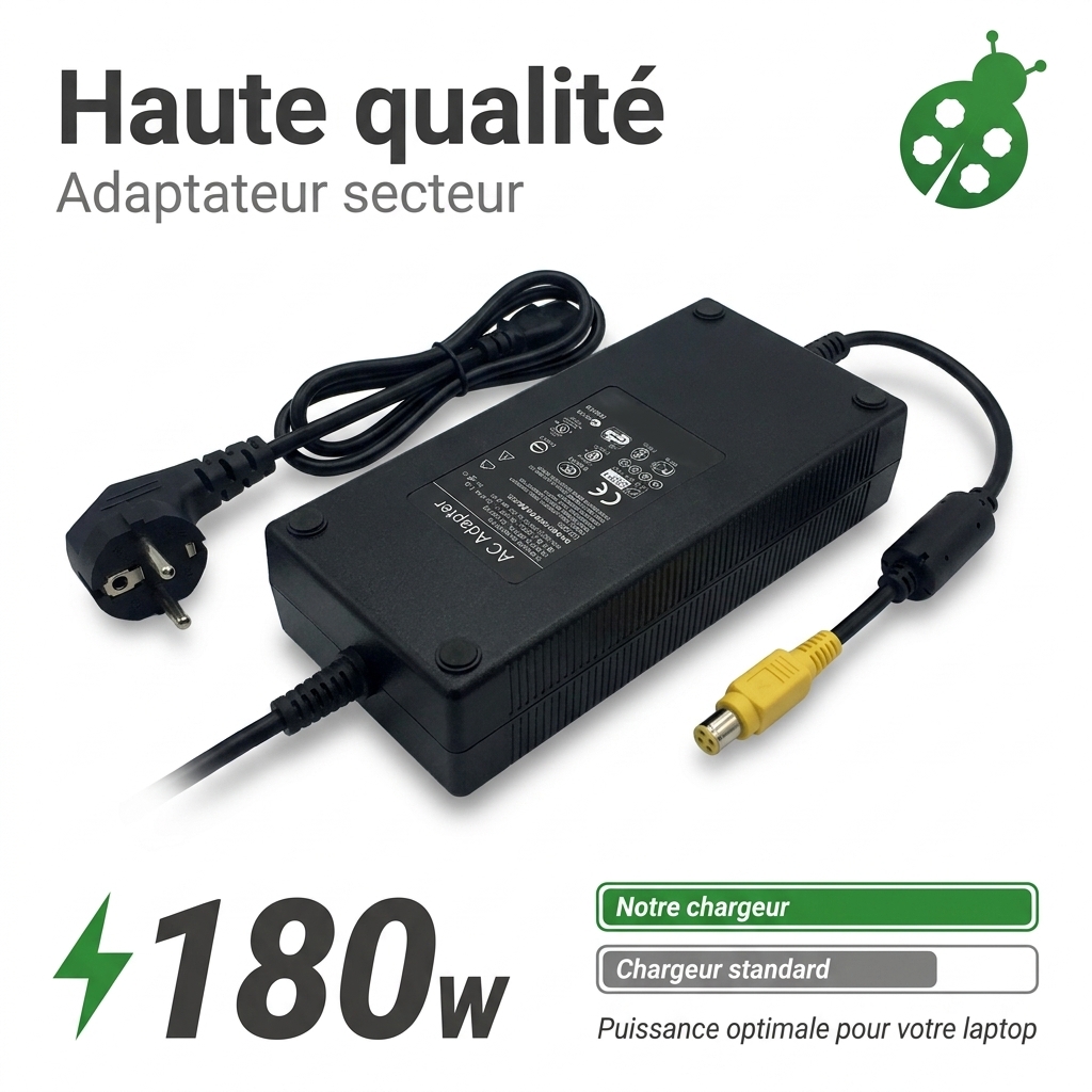 Chargeur ordinateur portable toshiba satellite p500 16t