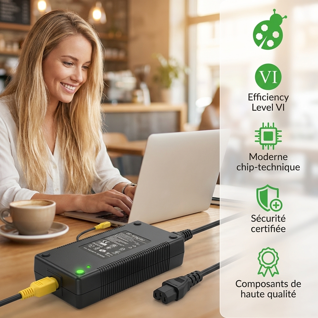 Chargeur ordinateur portable toshiba satellite p500 16t