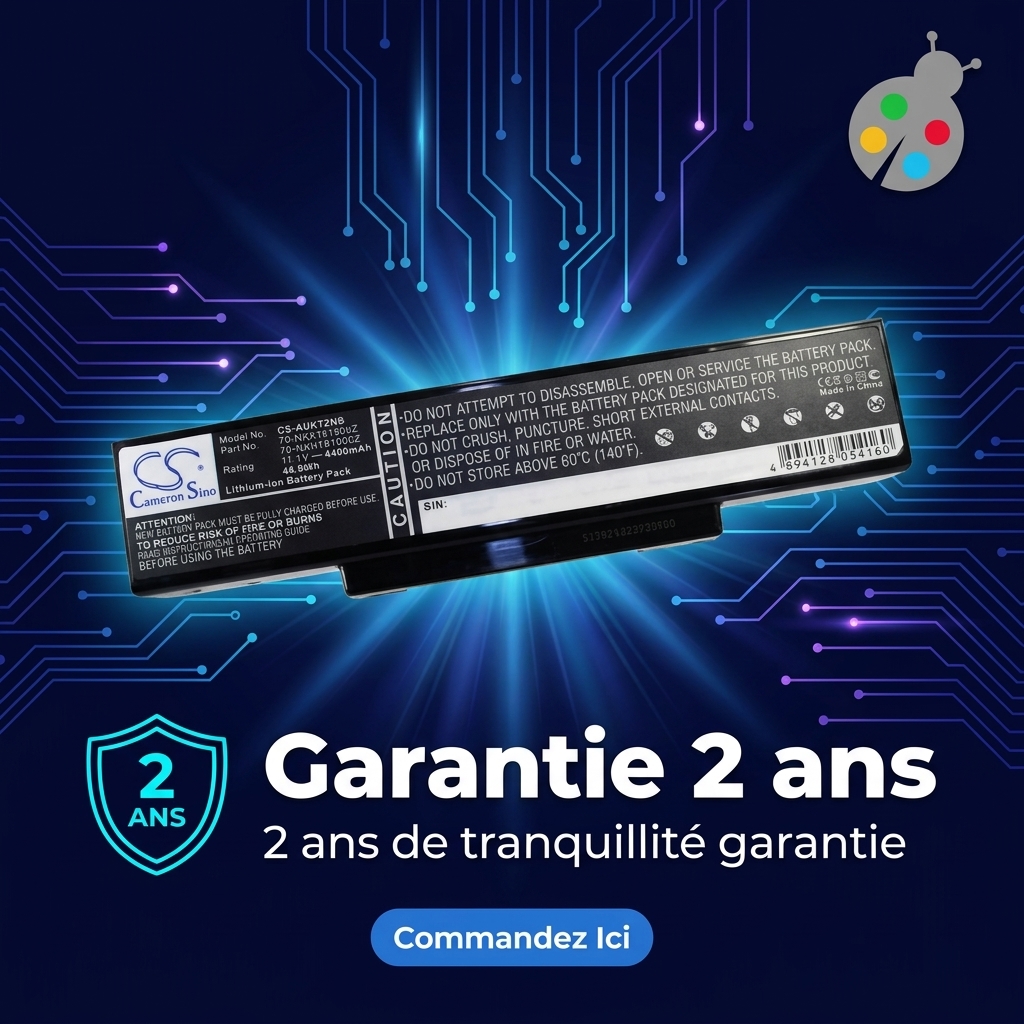 Batterie ordinateur portable asus k72f