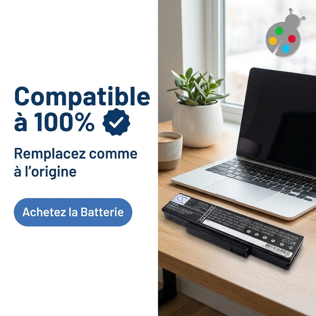 Batterie ordinateur portable asus k72f