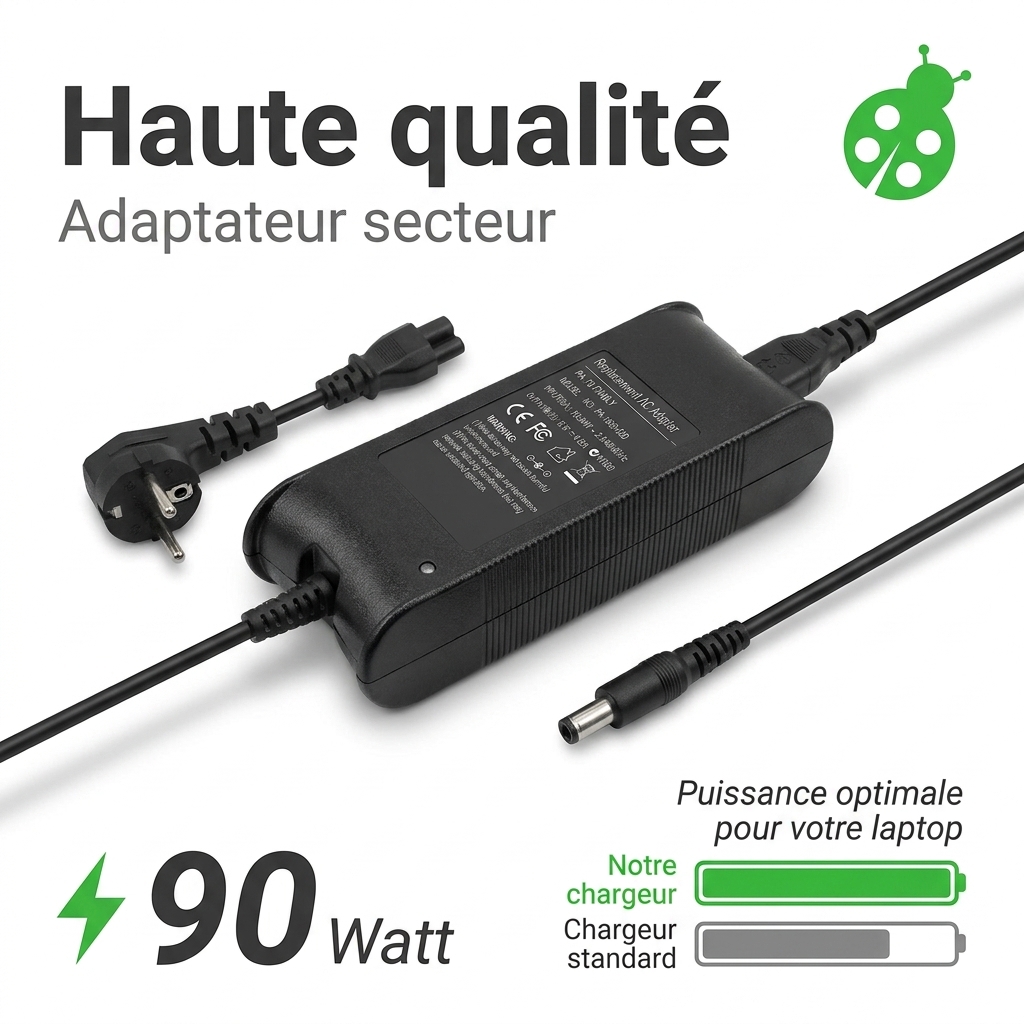 Chargeur ordinateur portable dell latitude e5550