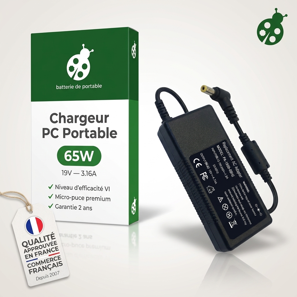 Chargeur ordinateur portable dell inspiron duo