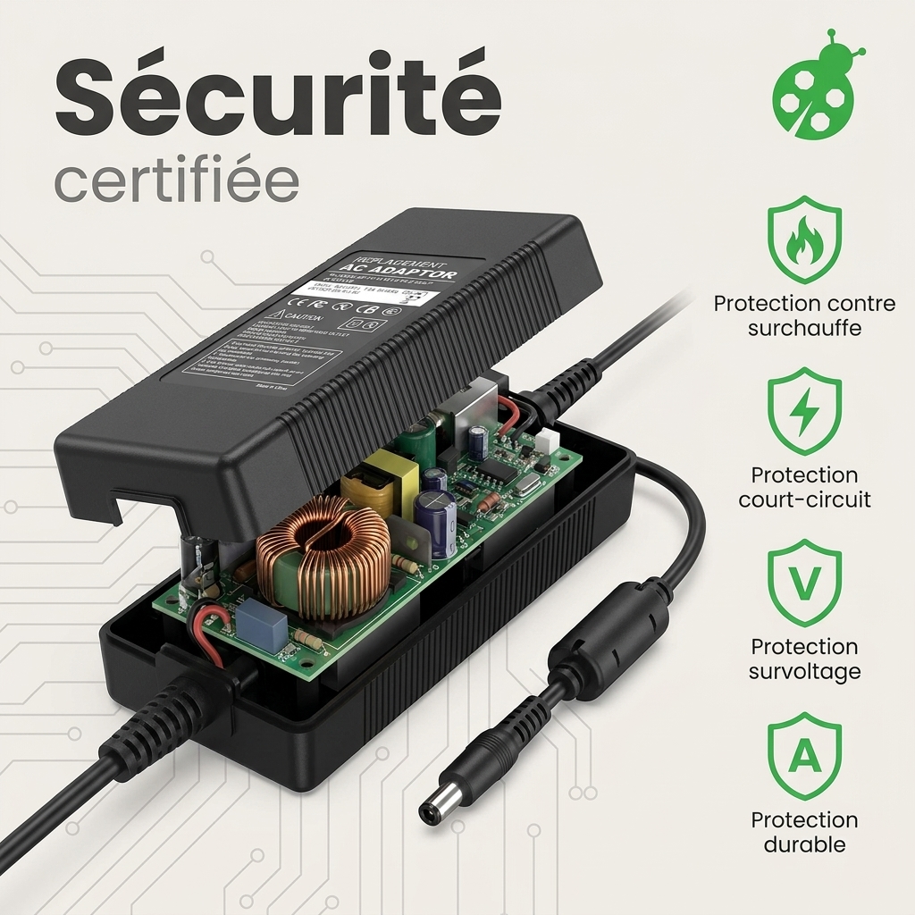 Chargeur ordinateur portable dell latitude ppx