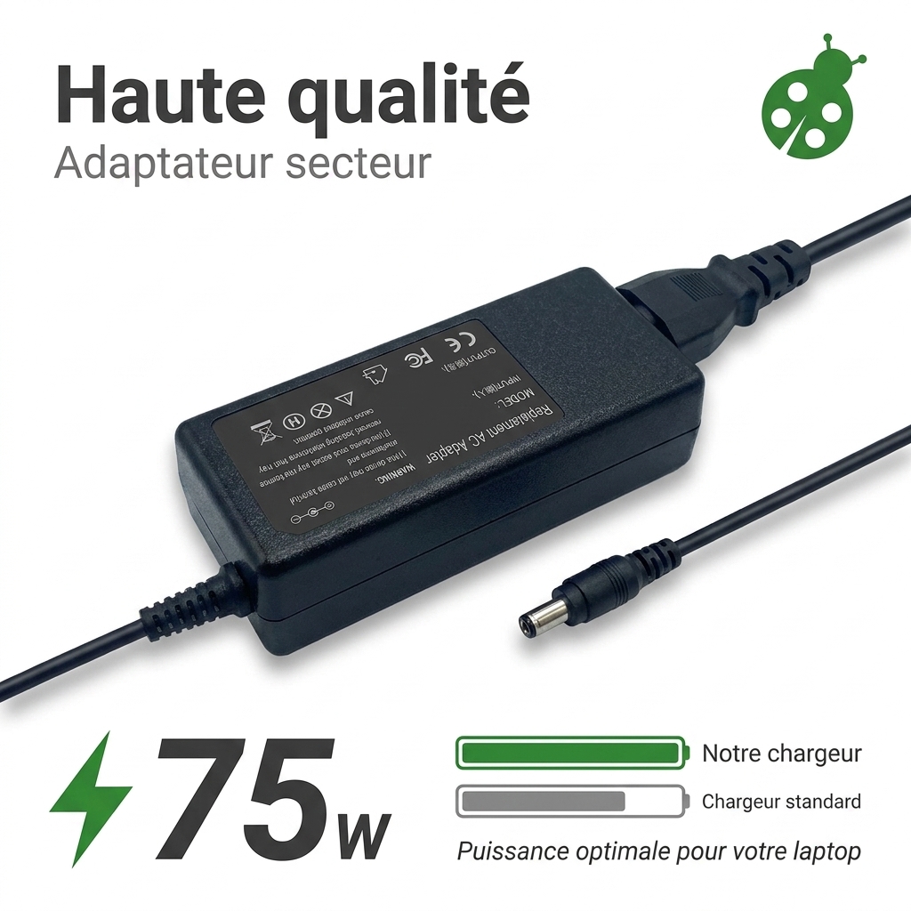 Chargeur ordinateur portable toshiba portege m780