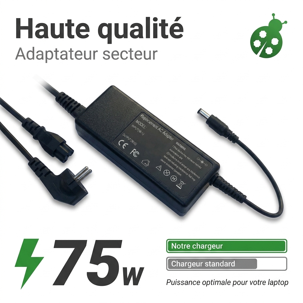 Chargeur ordinateur portable toshiba tecra m10 st9117