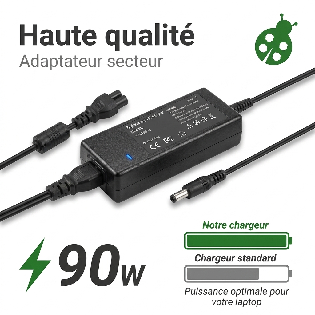Chargeur ordinateur portable toshiba satellite 2450