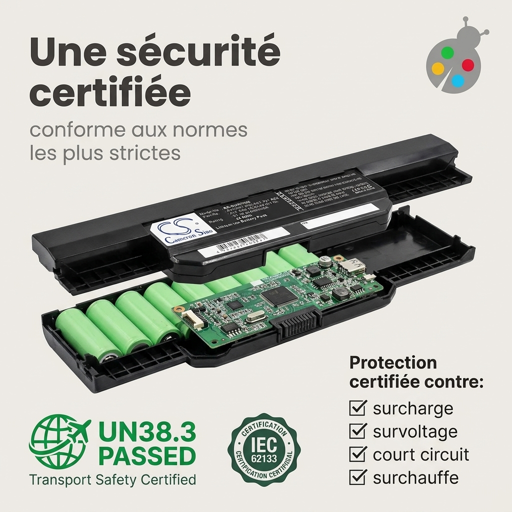 Batterie ordinateur portable asus k53e bd4td