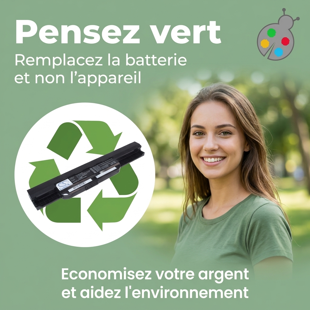 Batterie ordinateur portable asus k53e bd4td