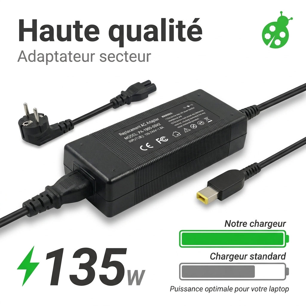 Chargeur ordinateur portable lenovo thinkpad t440 20b7