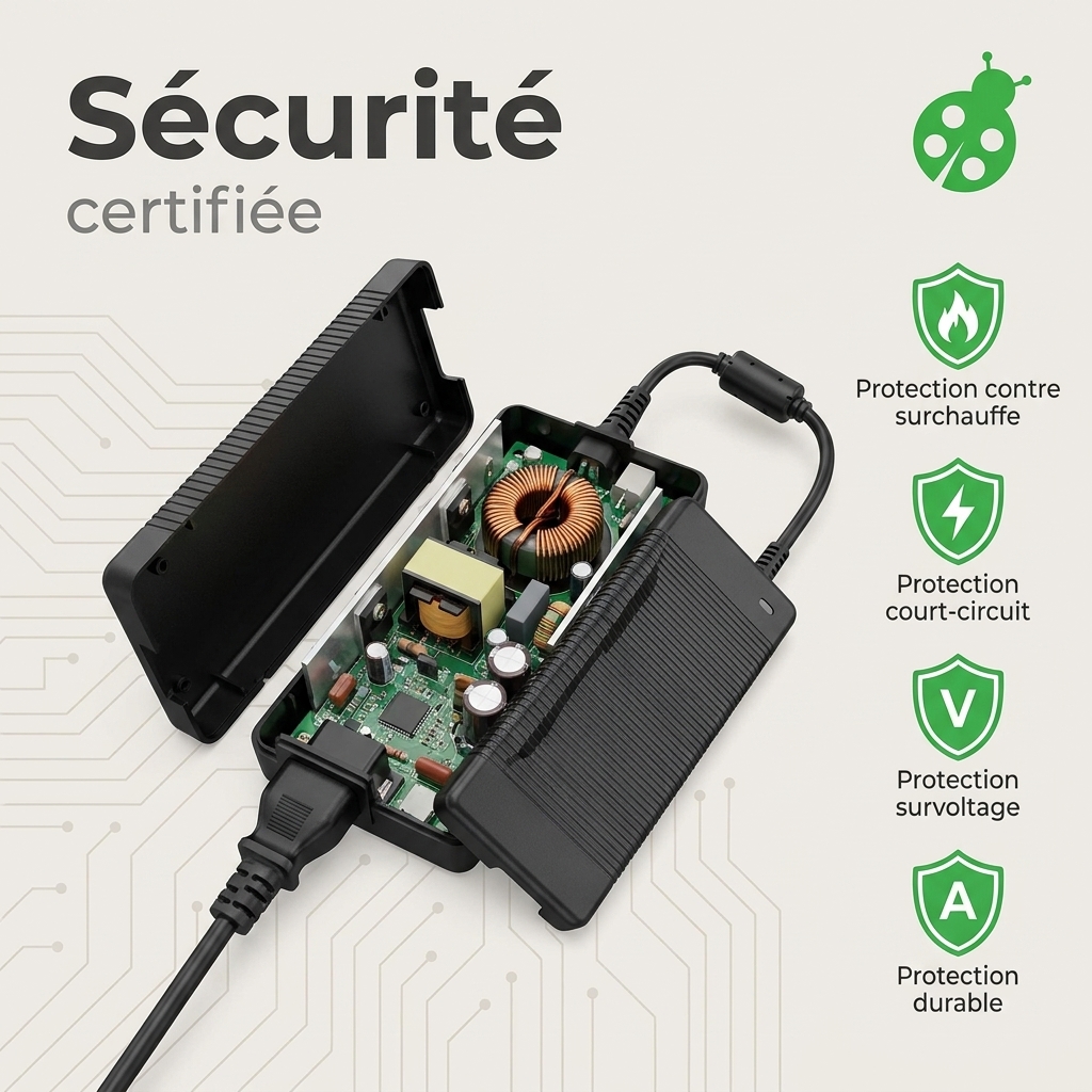 Chargeur ordinateur portable msi gl63 8se