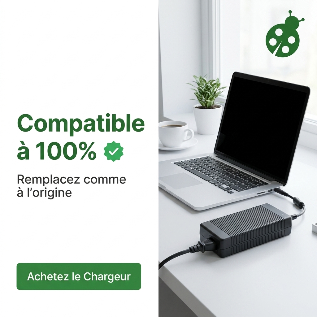 Chargeur ordinateur portable msi gl63 8se