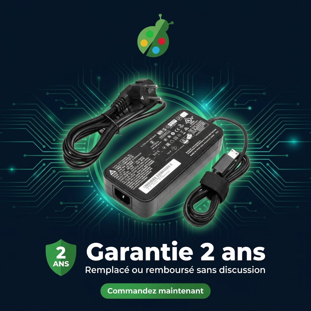Chargeur ordinateur portable msi vector 16 hx ai a2xwfg 004fr