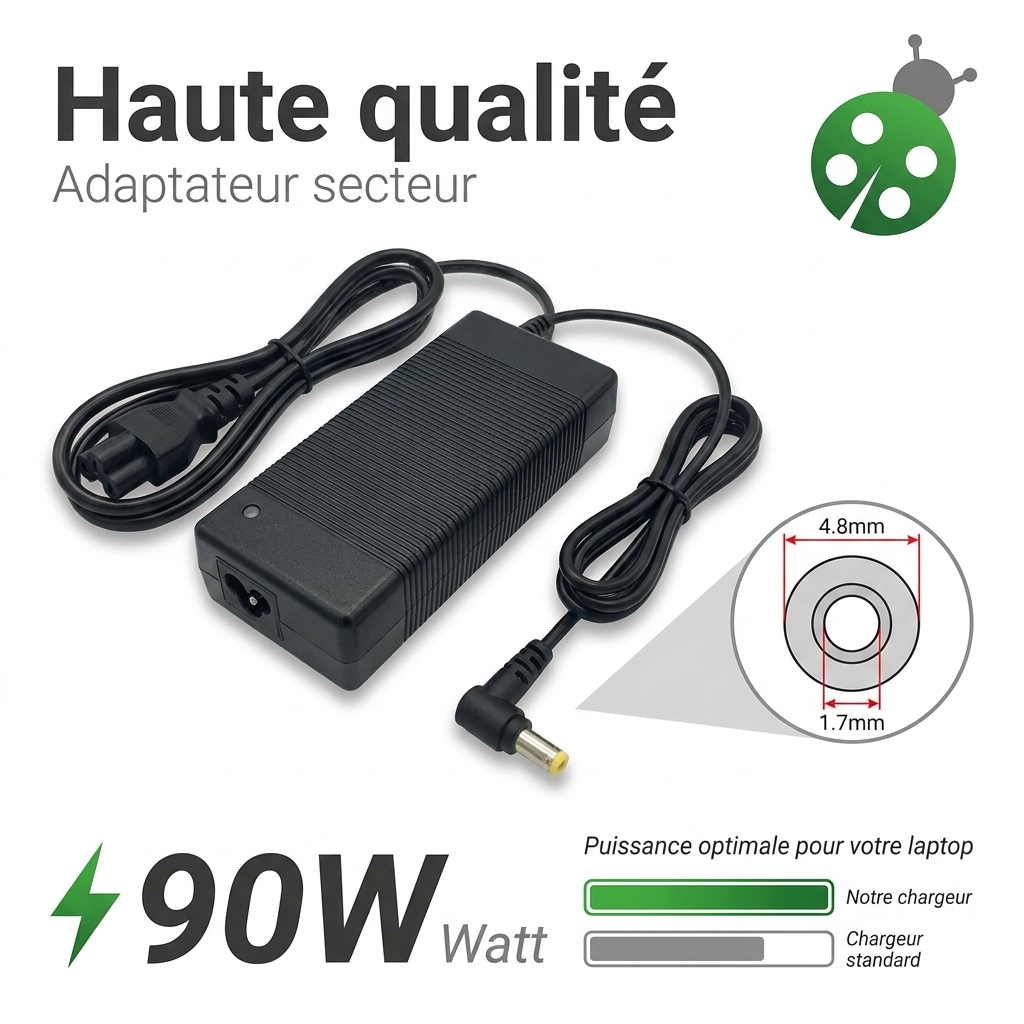Chargeur ordinateur portable hp  pavilion dv2000