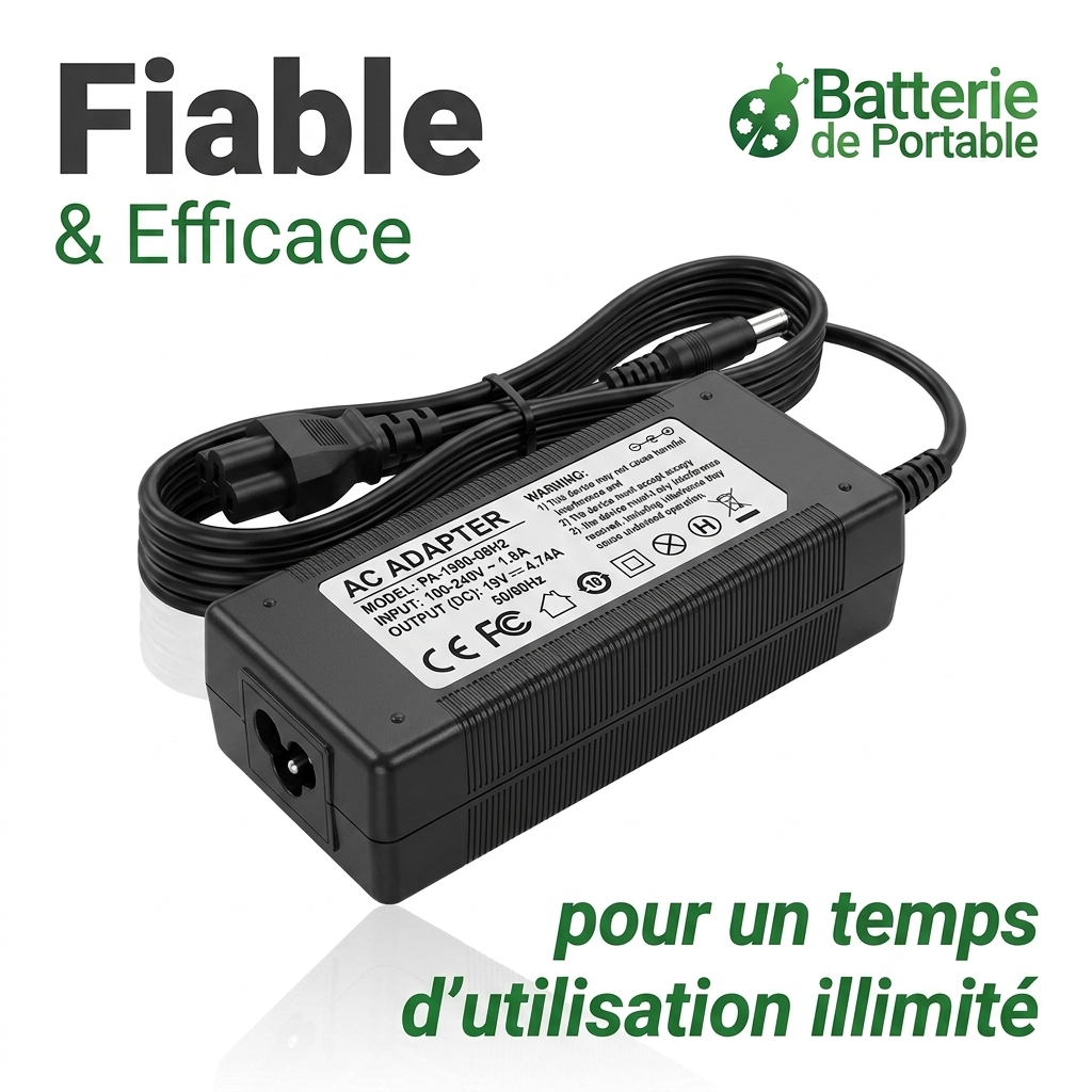 Chargeur ordinateur portable hp  elitebook 8570p b6q03ea