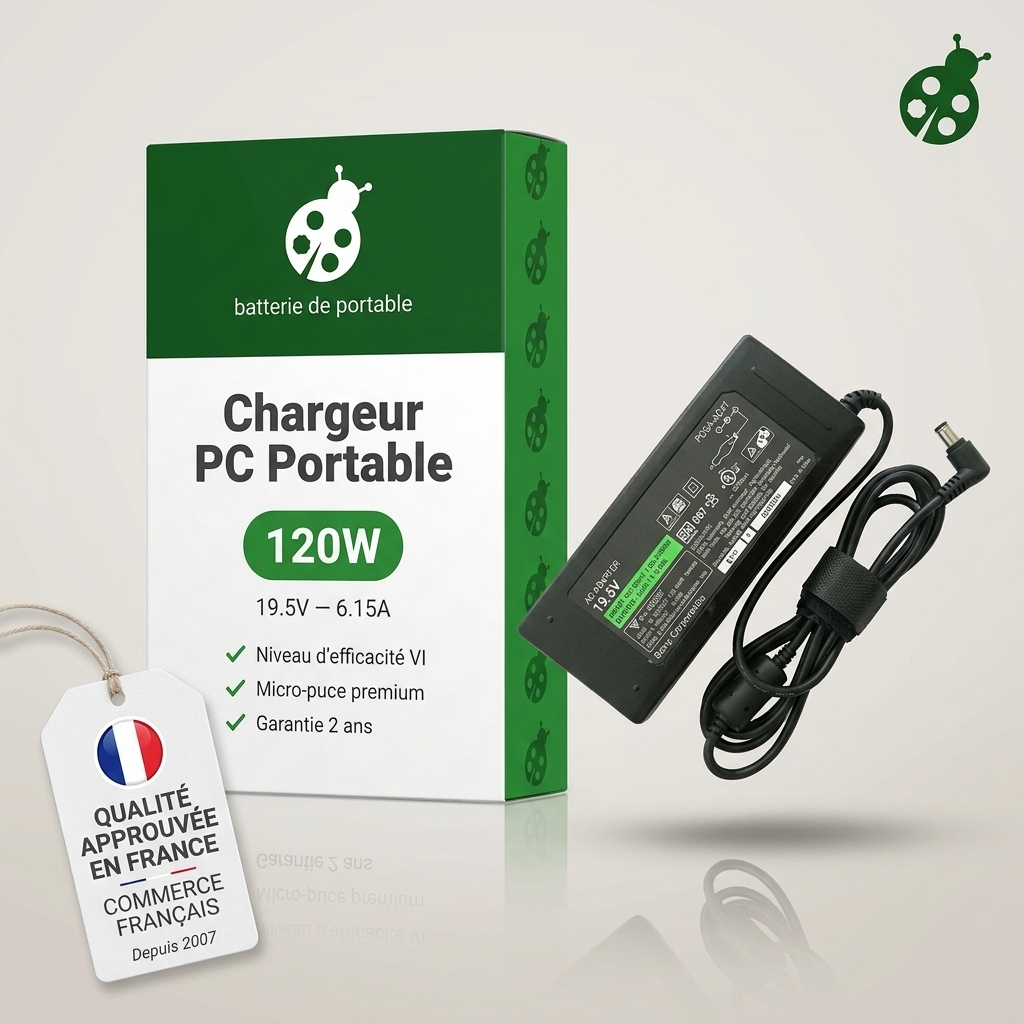 Chargeur ordinateur portable sony vaio pcg-8m1r