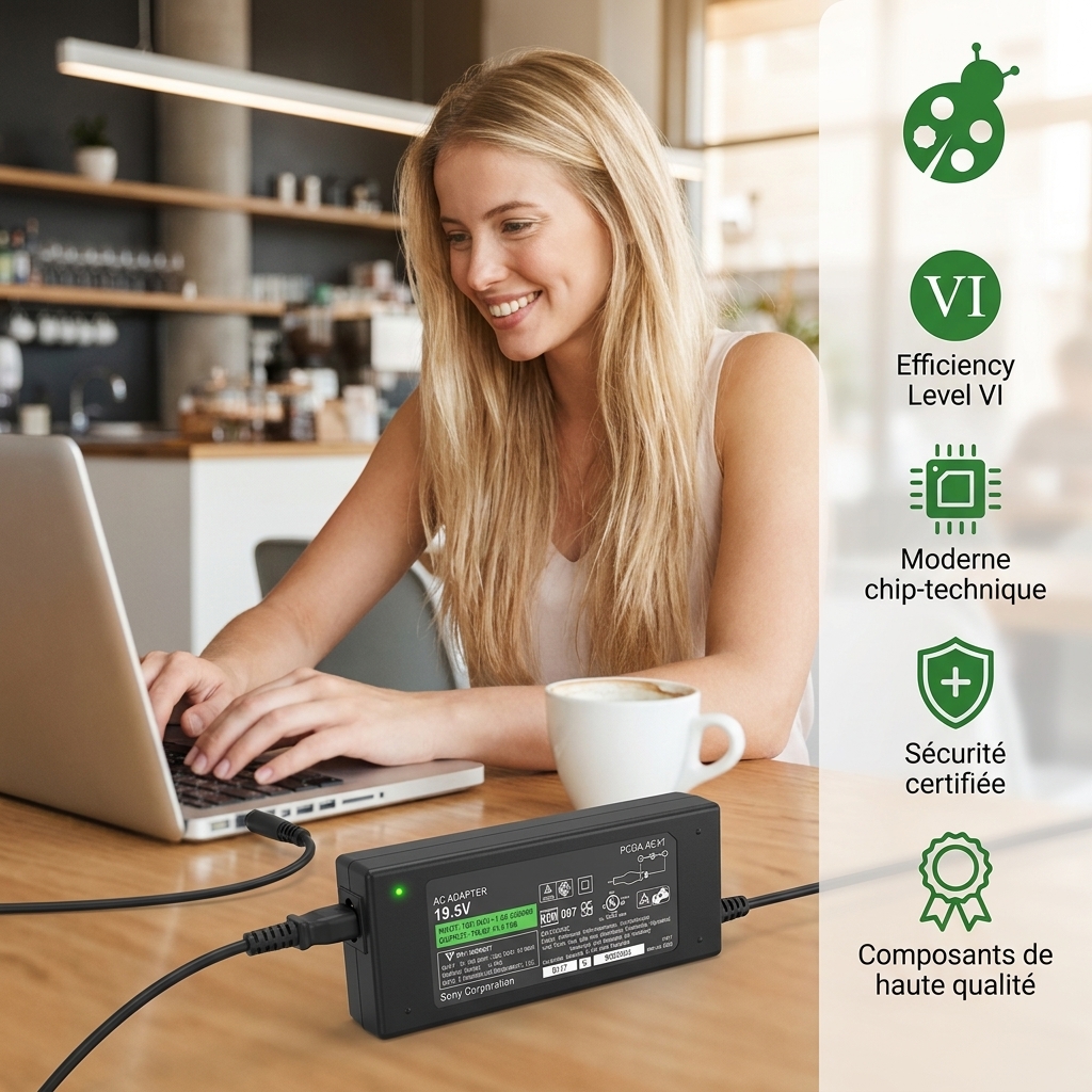 Chargeur ordinateur portable sony vaio pcg 8l3l