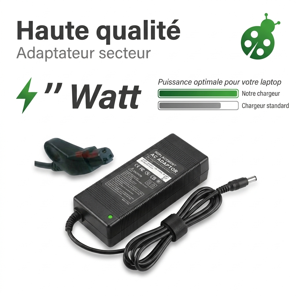 Chargeur ordinateur portable dell inspiron 2650