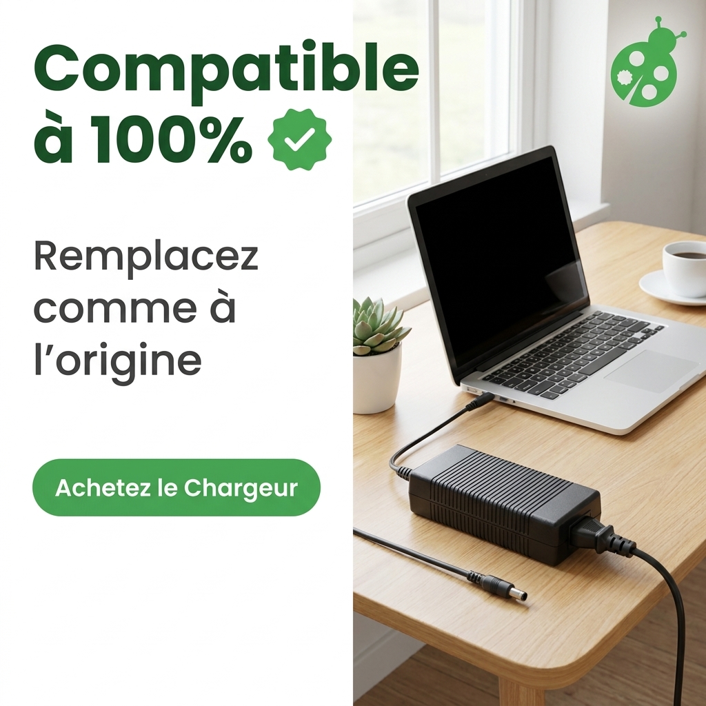 Chargeur ordinateur portable dell inspiron 2650