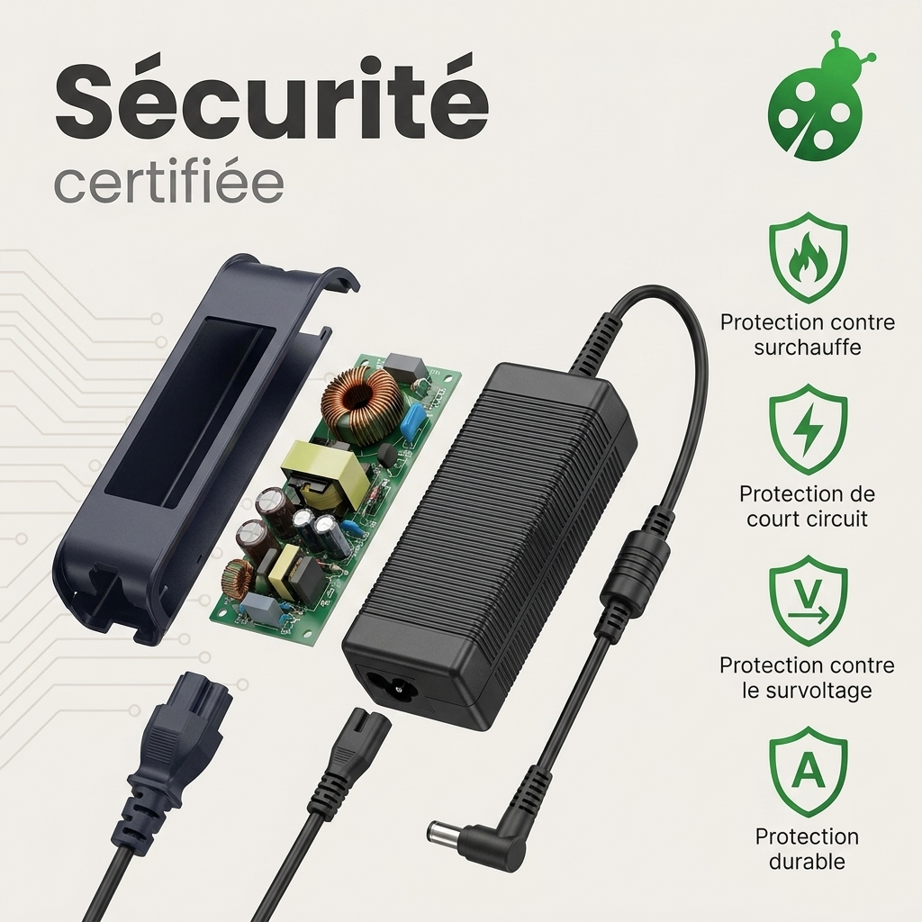 Chargeur ordinateur portable dell vostro 1000