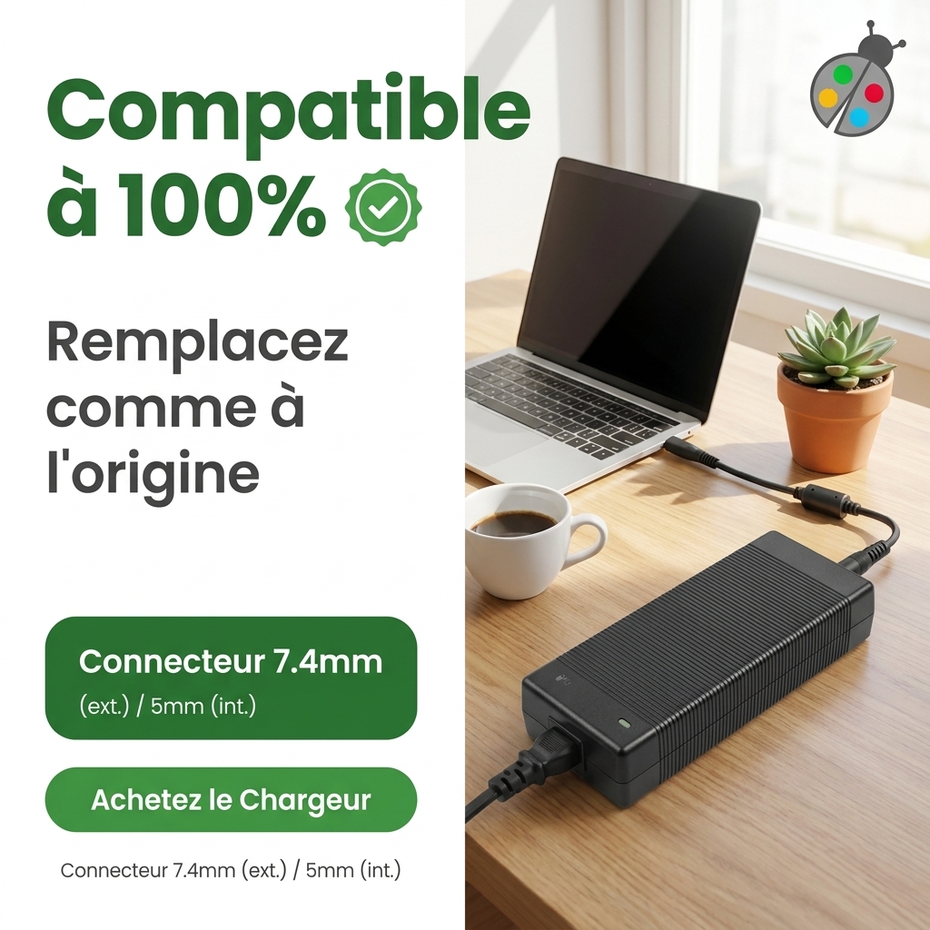 Chargeur ordinateur portable dell precision 3551
