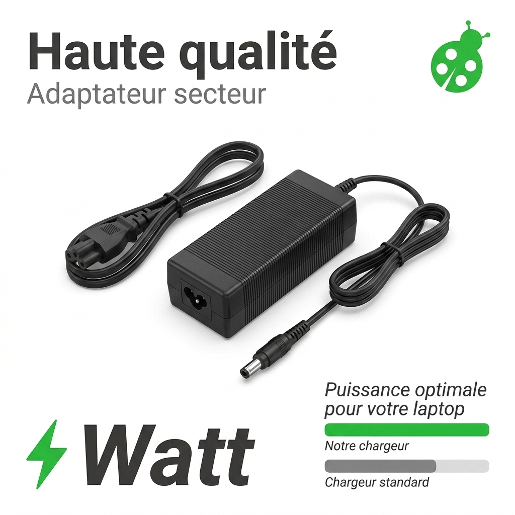 Chargeur ordinateur portable toshiba satellite pro 2100