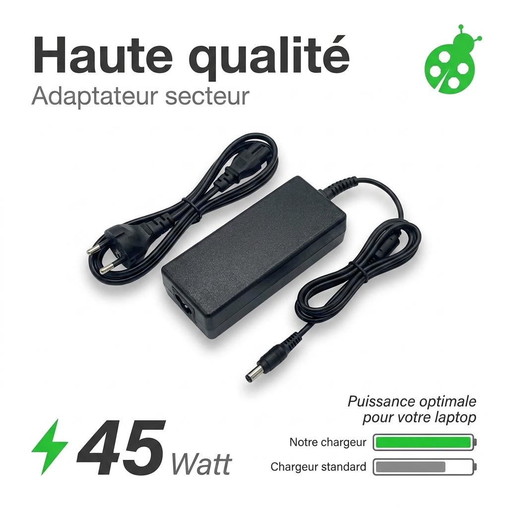 Chargeur ordinateur portable toshiba satellite p100 461
