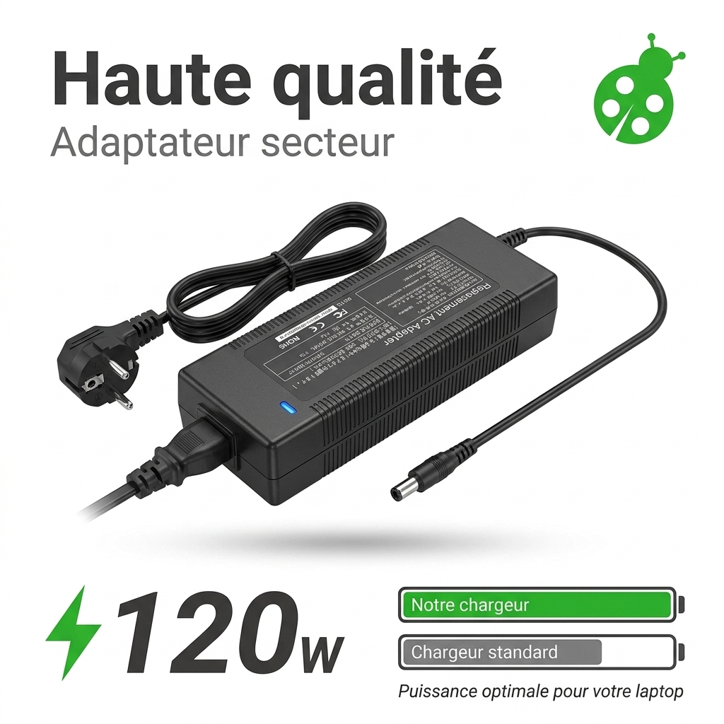 Chargeur ordinateur portable toshiba satellite p100 298