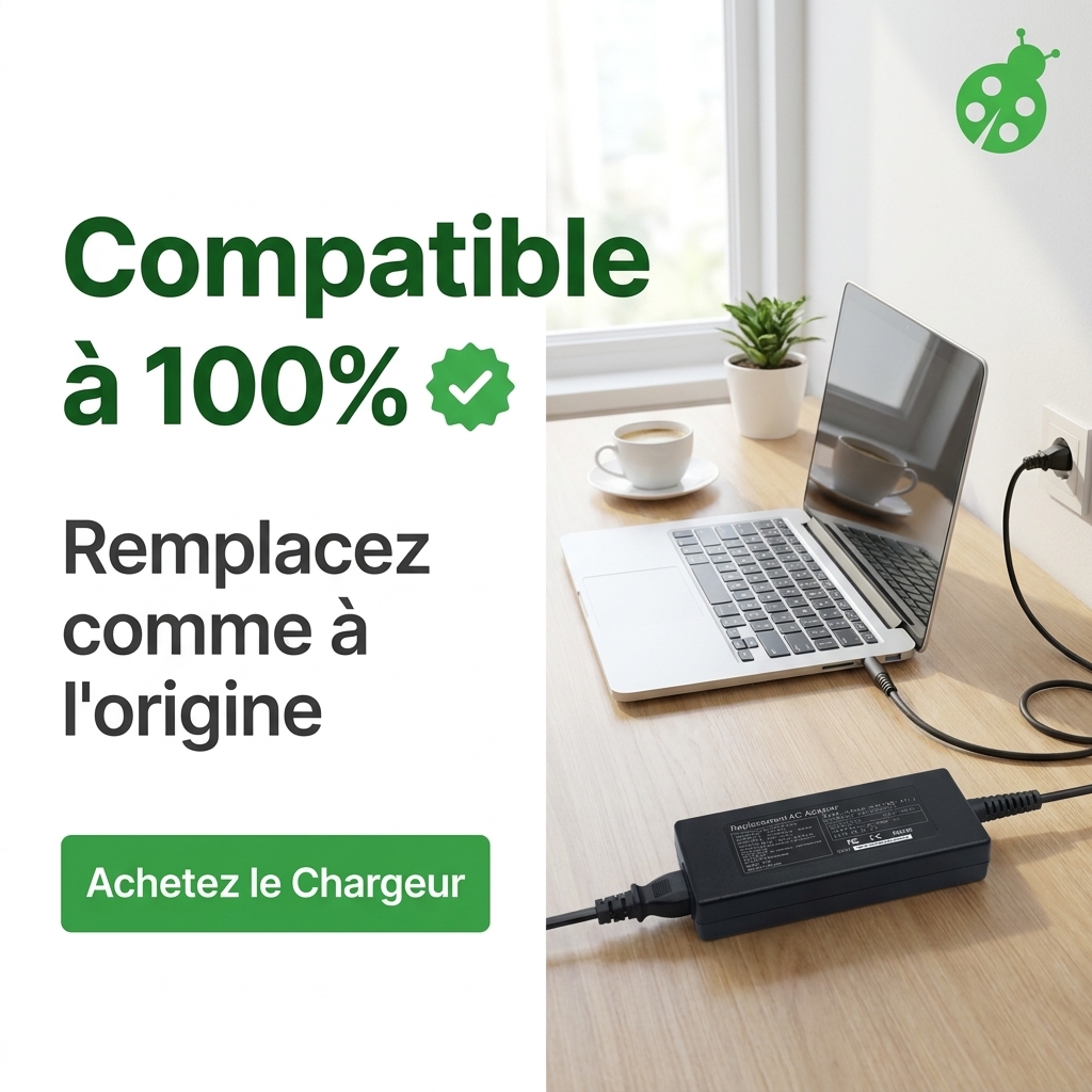 Chargeur ordinateur portable toshiba satellite p100 298